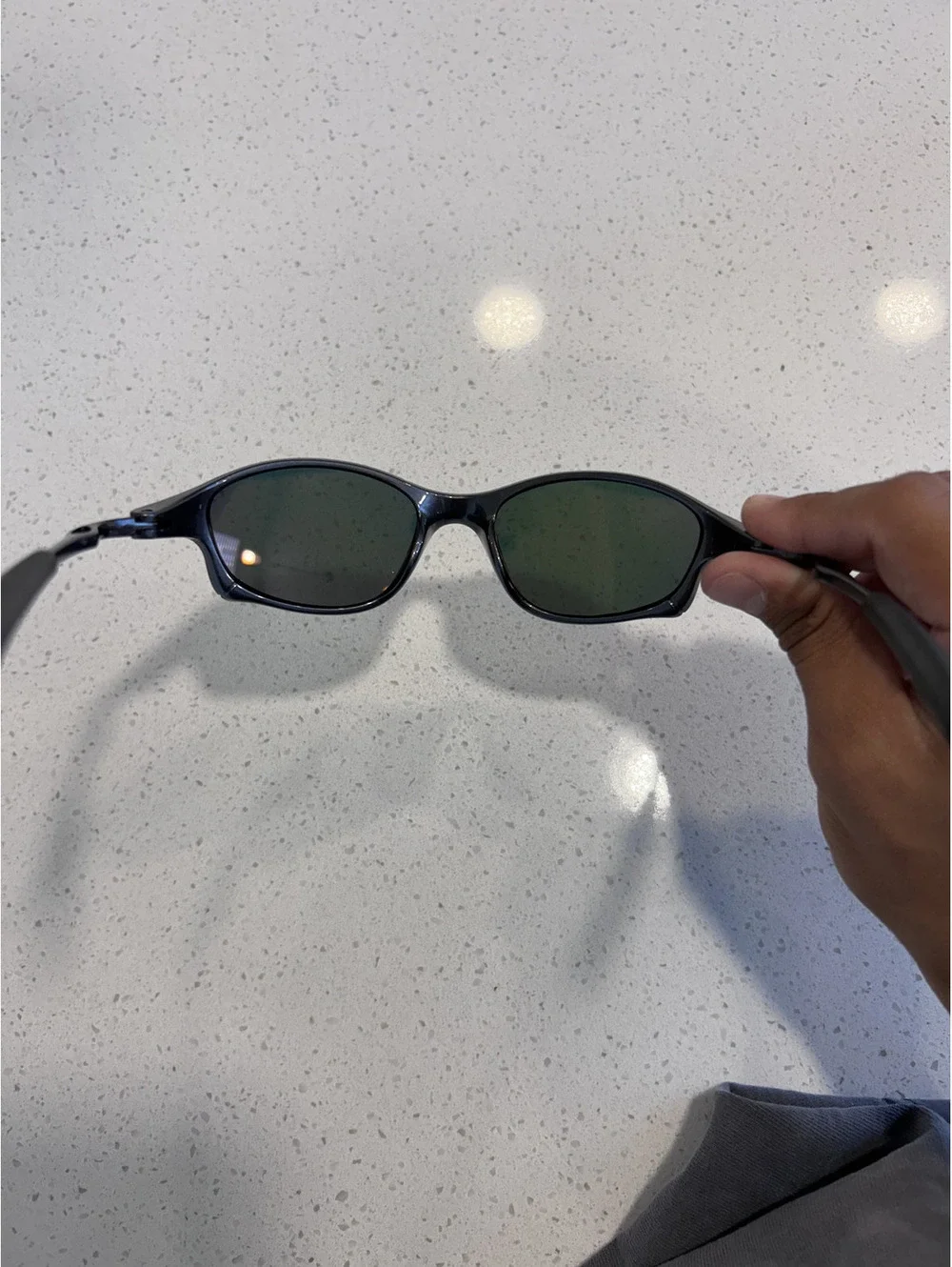 Grey Sports Sunglasses with yellow lens